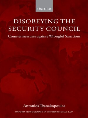 cover image of Disobeying the Security Council